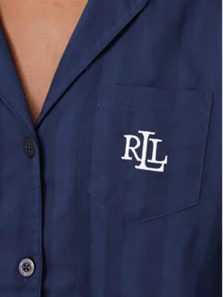 LAUREN RALPH LAUREN Pizsama Sötétkék