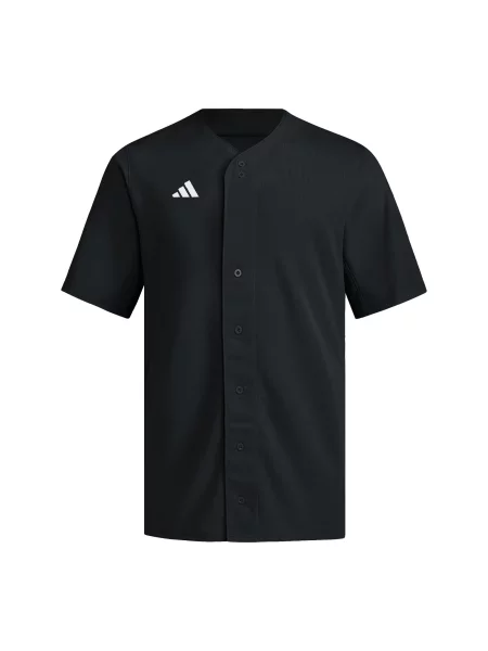 ADIDAS PERFORMANCE Radna košulja Impact Full Button crna bijela