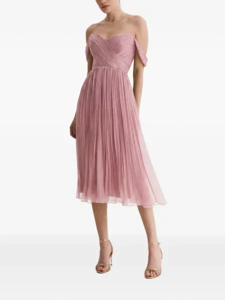 Rochie midi Framboise roz