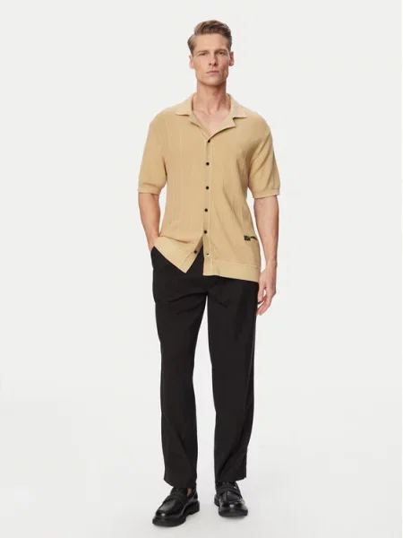 Karl Lagerfeld Jeans Polo marškinėliai Chaki