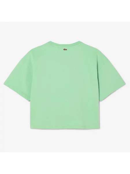 Lacoste Koszulka Z Logo zielona