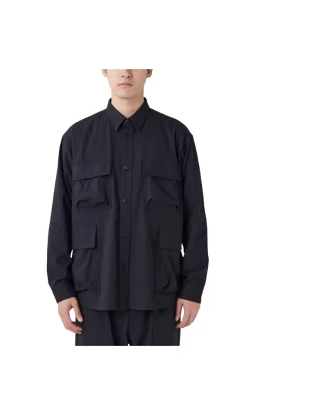 Koszula Snow Peak w jodełkę czarna