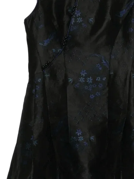 Rochie midi Shiatzy Chen din jacard negru