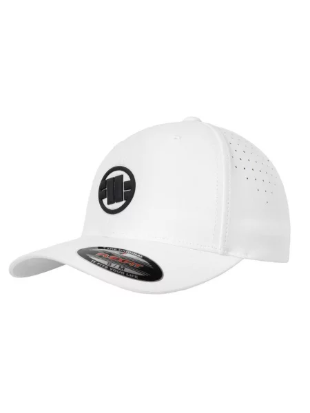 Czapka Pitbull Full Cap Tech Logo biała