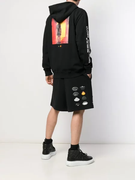 Hanorac cu glugă County Of Milan negru