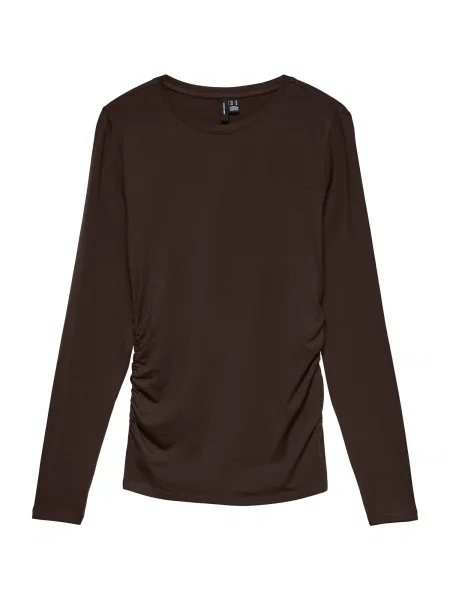 VERO MODA Tricou VMAva Sarah închis maro