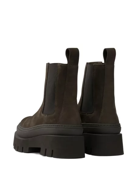 Botine chelsea Copenhagen cu platformă maro