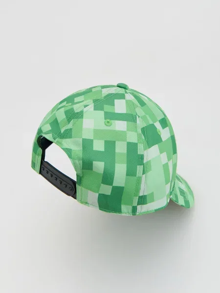 Reserved Бейсболка Minecraft зелений