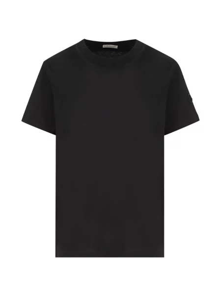 Tricou Moncler cu broderie negru