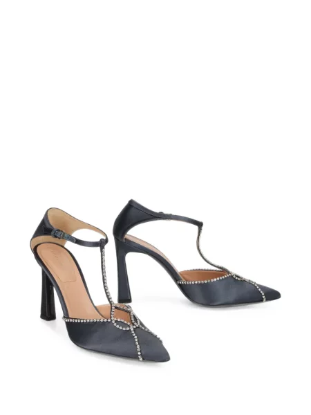 Pantofi cu toc Alberta Ferretti albastru