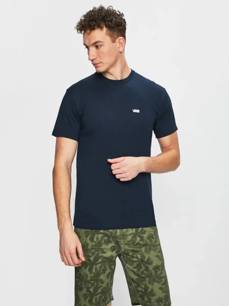 Tricou Vans cu autograf albastru