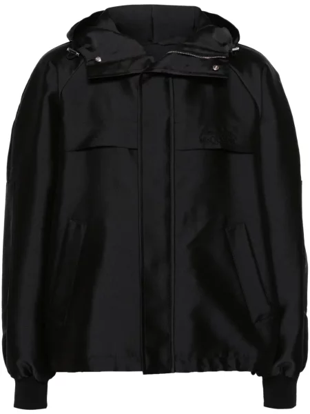 Geacă Alexander Mcqueen cu broderie negru
