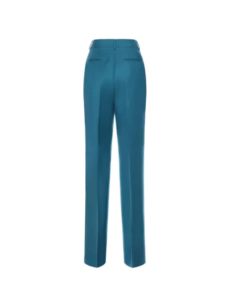 Pantaloni Max Mara albastru