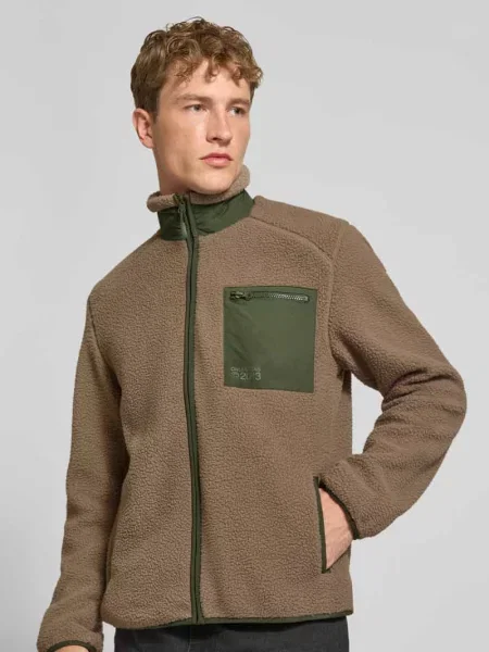 Kurtka teddy o kroju regular fit ze stójką model DALLAS' Only & Sons beżowa