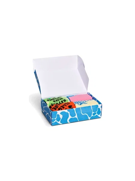 Happy Socks Gift Set Multicolor Mężczyźni Skarpetki Happy Socks Wielobarwny Size: białe
