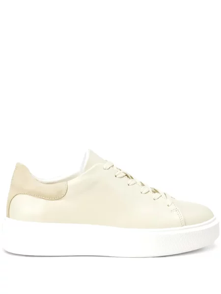 Sneakerși Marc O'polo cu șireturi din piele