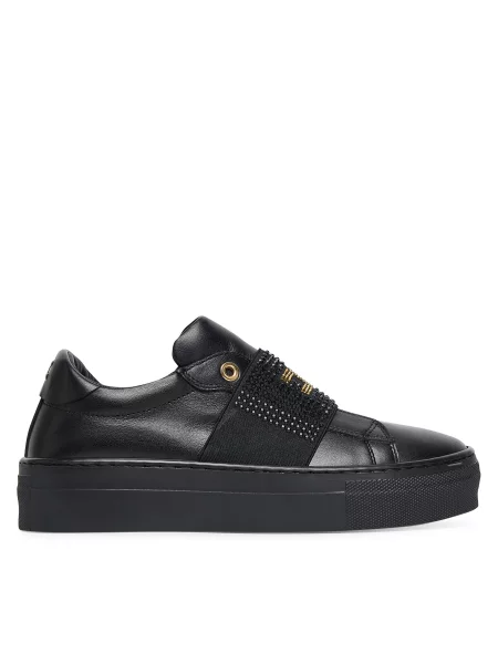 Elisabetta Franchi Αθλητικά Low Cut Velcro S μαύρο