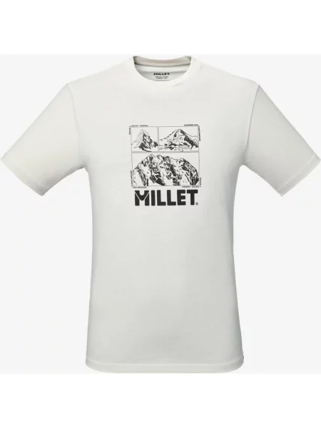 Koszulka z krótkim rękawem Millet Chamonix Logo polar S biały