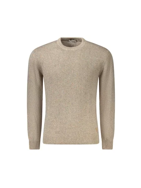 Sweter Guess Jeans z długim rękawem beżowy
