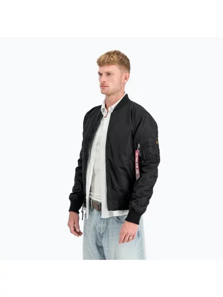 Geacă pentru bărbați Alpha Industries TT Two Tone Bomber black negru