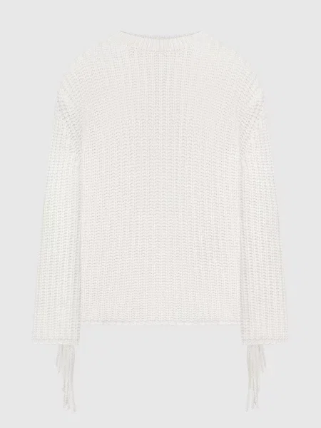 Светр Hilma з кашеміру з бахромою Lisa Yang бежевий