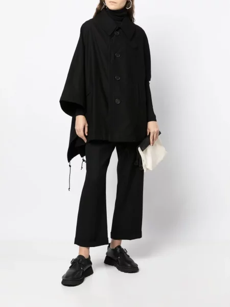 Lung geacă Yohji Yamamoto negru