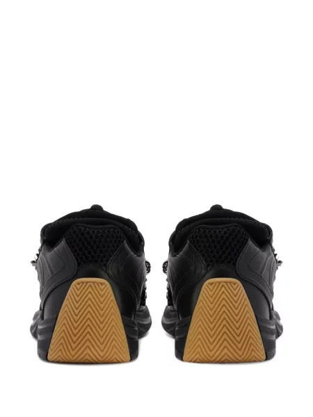 Sneakers Giuseppe Zanotti Chain με κορδόνια με δαντέλα μαύρο