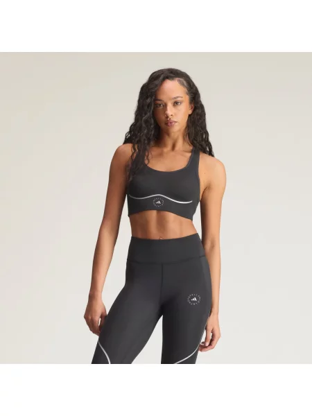 Podprsenka adidas by Stella McCartney Running High Support Sports černá