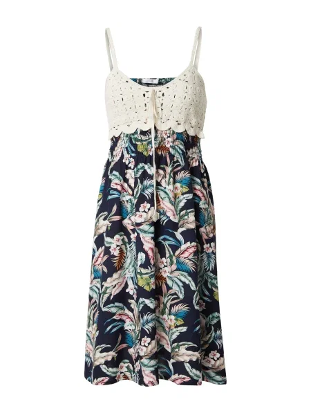 Hailys Rochie de vară Kana ecru / bleumarin rosé verde