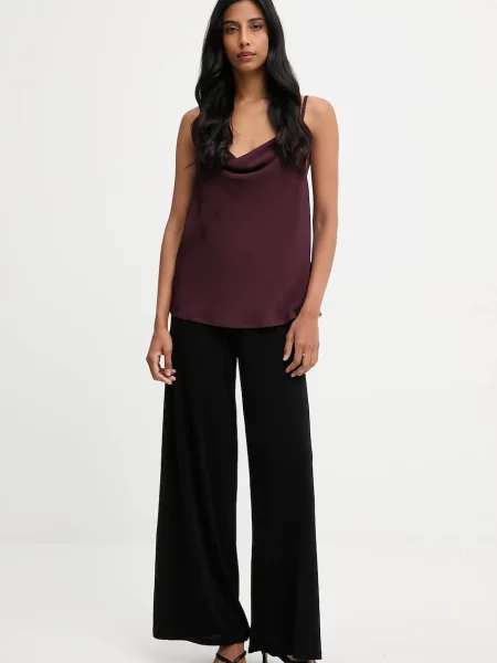 Блузка Answear.LAB однотонна бордовий