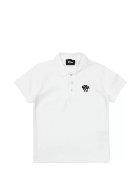 Koszulka polo dziecięca Versace biała