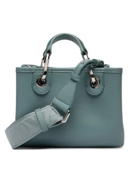 Ročna torba Emporio Armani Rjava modra