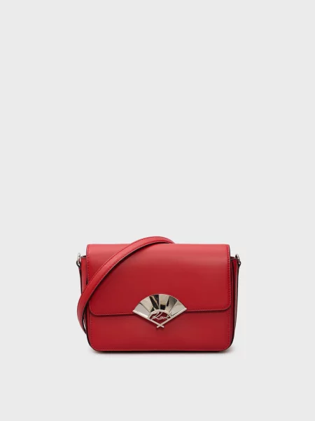 Шкіряна сумка Karl Lagerfeld K/Signature червона