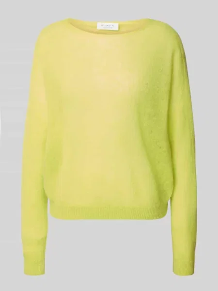 Sweter w kroju regular fit z mieszanki alpaki o wyglądzie dzianiny Rich & Royal