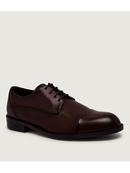 BOSS BLACK De piele pantofi derby Tayil_Derb_buct negru