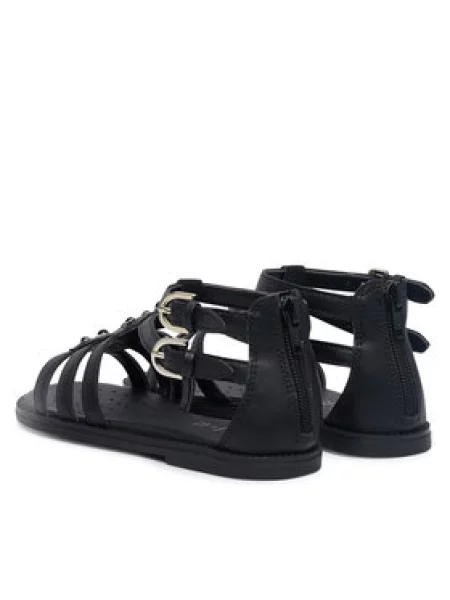 Sandále Geox Jr Sandal Karly S čierna