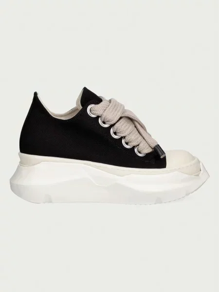 Rick Owens DRKSHDW Jumbolace Abstract Low πάνινα sneakers Γυναικεία με πλατφόρμα μαύρο