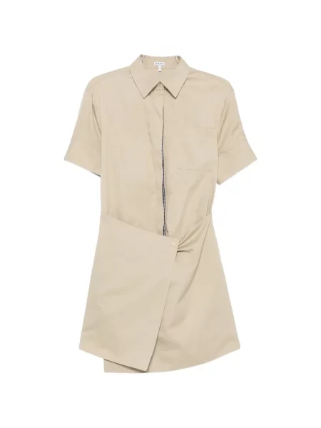 Rochie tip cămașă Loewe în carouri