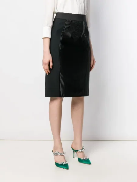 Korzetové sukně Dolce & Gabbana černé
