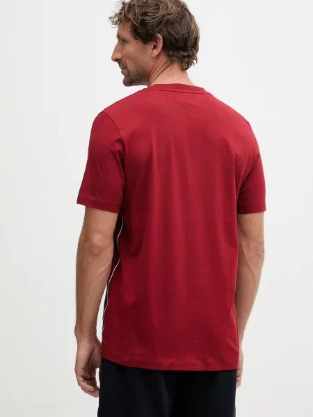 Tommy Hilfiger t-shirt basic bordowy