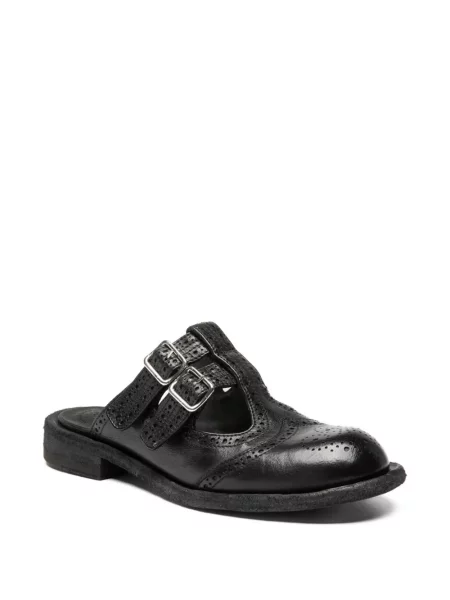 Papuci tip mules Officine Creative fără toc negru