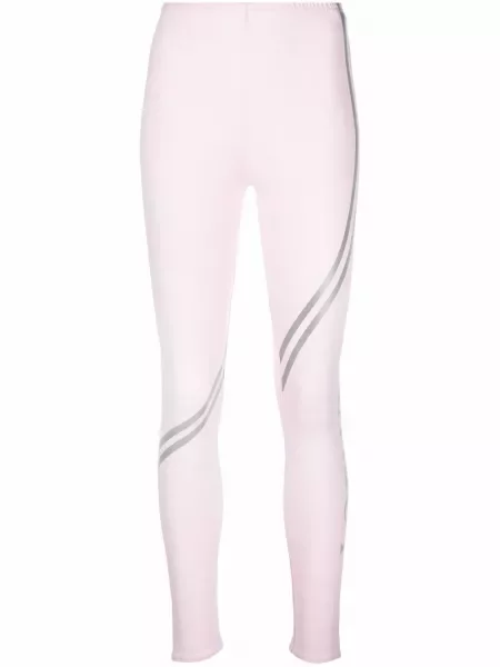 Leggings Loewe cu imagine stretch roz