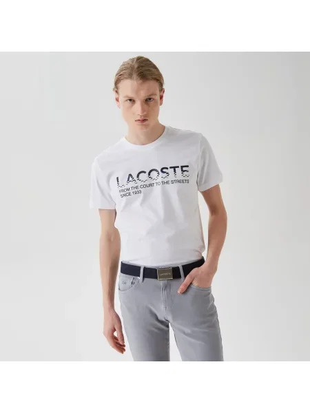 Lacoste футболка біла