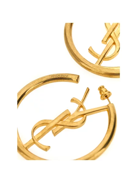 Kolczyki Saint Laurent żółte