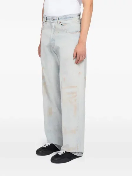 Blugi cu picior larg Maison Margiela albastru