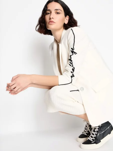 Armani Exchange Спідниця максі Молочний