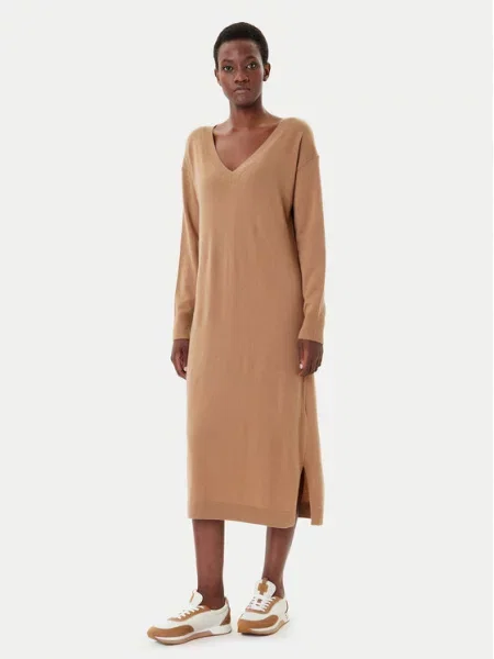 Путешествовать платье Weekend Max Mara бежевое