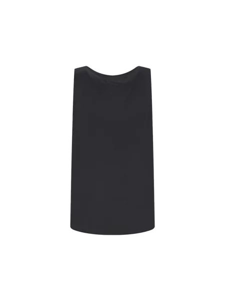 Jedwabny top Max Mara czarny