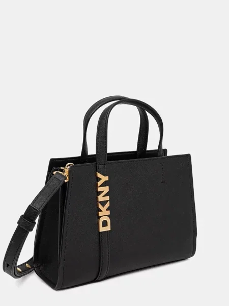 Шкіряна сумочка Dkny чорний