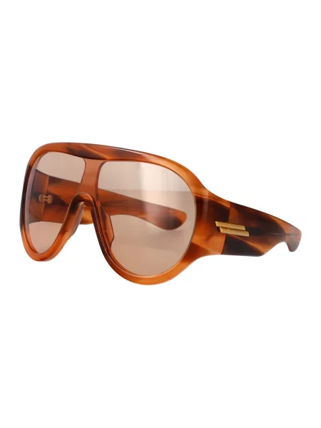 Bottega Veneta okulary przeciwsłoneczne brązowe